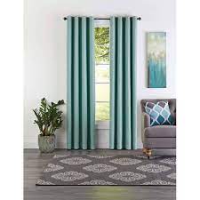 Maybe you would like to learn more about one of these? Better Homes Gardens Curtain Panel Basket Weave Aqua Blue 84 Walmart Com Walmart Com