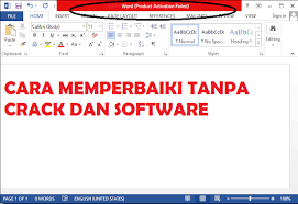 Memperbaiki Product Activation Failed Microsoft Office