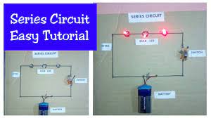 How To Make A Series Circuit | Difference Between Parallel And Series  Circuits | School Project - Youtube