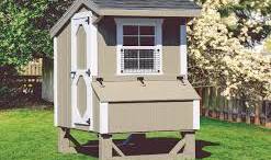 4′ x 4′ Chicken Coop Quaker Style – North Country Storage ...