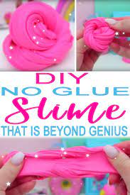 Diy Slime Without Glue Recipe How To Make Homemade Slime Without Glue Or Borax Or Cornstarch Or Flour Recipe Homemade Slime Slime For Kids Slime Without Glue Recipe