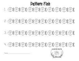 Fish Patterns For Kids Pattern Fish Preschool Pattern Worksheets Preschool Patterns Pattern Worksheet