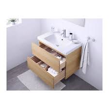 Meuble Lavabo 2tir Godmorgon Odensvik Chene Blanchi Effet Chene Blanchi Salle De Bain Meuble Lavabo Salle De Bain Et Lavabo