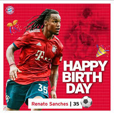 Renato sanches will be the first to admit that football isn't all sunshine and rainbows. Happy Birthday Renato Sanches Our Fc Bayern Munich Facebook
