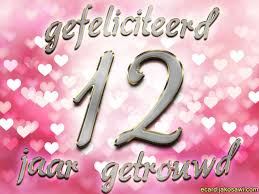 Jakosawi E Cards 12 Jaar Getrouwd Gl