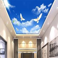 Pin By Veselin Valkov On Plafond Design Blue Sky Mural Ceiling Murals Sky Ceiling