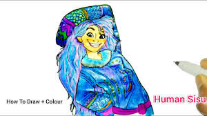 Disney store raya and the last dragon sisu human classic doll 11 parks new 2021. How To Draw Sisu Human Form Sisu The Water Dragon As Human Raya Last Dragon Youtube