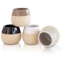 Amazon.com | Ceramic Espresso Cups Set of 4, 4.5oz capacity ...