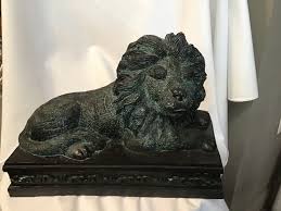Resin Lion Statue Large Laying Lion Statue Home Decor In 2020 Etsy Shop Statue Etsy