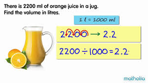 If you want to determine the number of milliliters in a liter, simply multiply the value in liters by the conversion factor. Converting Millilitres To Litres Youtube