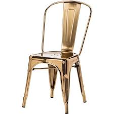 Carlisle Couture High Back Metal Dining Chair Gold Ace Bayou Metal Dining Chairs High Back Dining Chairs Dining Chairs