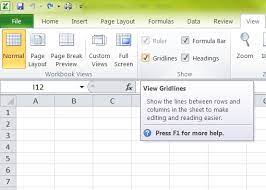 My Ms Excel Gridlines Have Disappeared | Tech Savvy