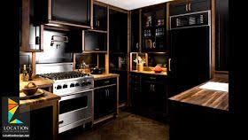 غرف نوم كتالوج صور مطابخ حديثة 2019 2020 Black Kitchens Black Kitchen Cabinets Kitchen Wall Colors