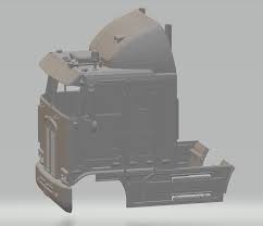 Kenworth t800 aerocab (2016) | kenworth, wooden toys plans, blueprints from i.pinimg.com kenworth k100 v1.3 for ats 1.40. Kenworth K100 Printable Body Cab 3d Model In Automotive 3dexport