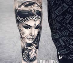 Black And White Realism Koi Tattoo Genie And Her Lamp Tattoo By Khail Tattooer Post 21683 Lamp Tattoo Black White Tattoos Koi Tattoo Sleeve