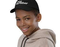 Big Bro Baseball Cap, Custom Hat, Big Brother-big Sister Gift