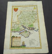 Antique map of Hampshire by Alexander Hogg and Thomas Conder 1784