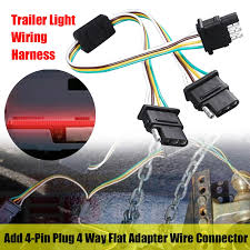 Buy the best and latest 4 way flat wire extension trailer on banggood.com offer the 1 781 руб. 4 Pin Wiring Harness For Trailer Light Add Plug 4 Way Flat Adapter Wire Connector Extension Cable Wire Aliexpress