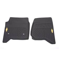 2016 Silverado 1500 Front Floor Mats Premium All Weather Black These Front Premium All Weather Floor Mats Are Designed Gm Accessories Silverado Floor Mats