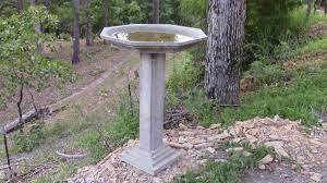 282 How To Make A Concrete Birdbath Part 2 Youtube Concrete Bird Bath Bird Bath Concrete Birdbath Diy