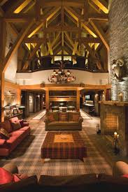 Chalet Decor Tartan Theme Mountain Interiors Scottish Interiors Ski Lodge Interior