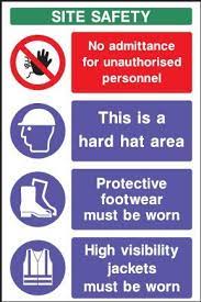 Large variety of signs select your construction sign from safetysign.com's vast catalog. Site Safety Multi Purpose Safety Sign No 8 Construction Signs Construction Site Safety Safety