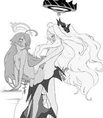 hina and hoshino (blue archive) drawn by creepy_hound_(edne5377) | Danbooru