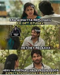 Pin By K Vasanthi On Allu Arjun Stylish Star In 2020 Me Too Meme Memes Movie Posters