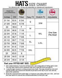 New Era Hat Size Chart 39thirty 5c5b87