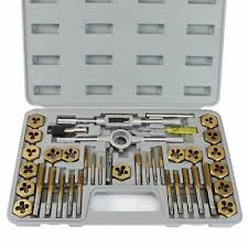 Maybe you would like to learn more about one of these? Hand Tools Sae Metric Tap Die Set Compare 2 Bikemaster Standard Screw Extractor Thread Kit Taps Dies