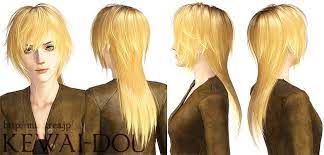 Tumblr1000 Hair For The Sims3 Kewai Dou Anime Hair Hair Inspiration Mullet Hairstyle