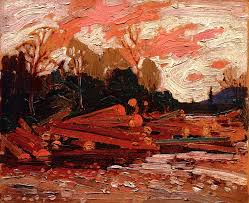 Abandoned Logs By Tom Thomson 1915 Oil On Board Tom Thomson Tom Thomson Paintings Canadian Art