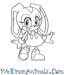 Coloring pages can be great for learning as they are fun and are also super great for stress relief! How To Draw Cream The Rabbit From Sonic The Hedgehog