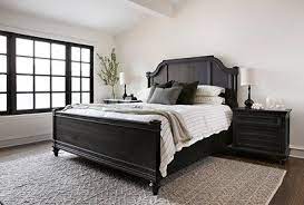 Galerie Eastern King Panel Bed By Nate Berkus And Jeremiah Brent In 2021 Black Headboard Bedroom Black Bed Frame Queen Panel Beds
