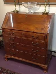 Early American Chippendale Period Slant Front Desk Item 1356875