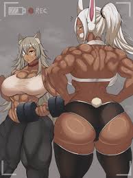 mushoku tensei, my hero academia, ghislaine dedoldia, miruko, soutoku - R34  Vault