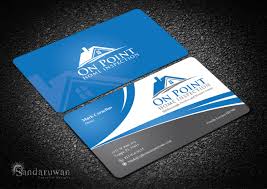 You can use templates to make the process easy but still maintain an individual. Masculine Elegant Home Inspection Business Card Design For On Point Home Inspection By Sandaruwan Design 14644749