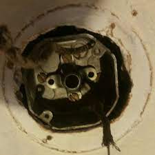 What would your approach be to remove and replace this box? Removing Old Electrical Box In Ceiling Home Improvement Stack Exchange