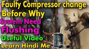 Capacitance equals the start winding amps times 2653 divided by the volts across the capacitor terminals. Split Ac Compressor High Amps Pulling Trip Compressor How Many Reason Learn Repair Tips Tricks Hindi Youtube