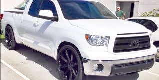 The toyota tundra could be an answer. Toyota Tundra Lowered Toyota Tundra