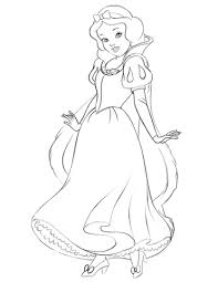 Blanca Nieves Para Colorear
