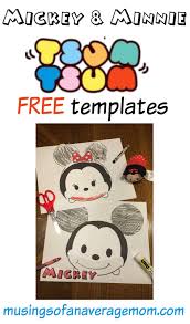 Tsum tsum coloring pages mickey coloring pages printable coloring pages coloring books tsum tsum party disney tsum tsum disney cartoon characters cartoon art tsum tsum wallpaper. Musings Of An Average Mom Minnie And Mickey Tsum Tsum Printables