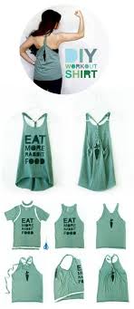 Tshirt To Tank Top Diy Workout Shirt Diy Workout Diy Clothes