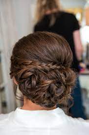 Braided Updo Hairstyle By Bella Angel Bridal Hair Makeup In Philadelphia And South Jersey Braided Hairstyles Updo Braided Hairstyles Hairstyle