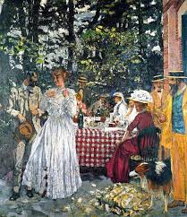 The Terrace At Vasouy Luncheon Edouard Vuillard 1901 Edouard Vuillard Art Uk Art