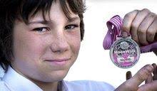 Matthew, 13, is an overnight walking sensation