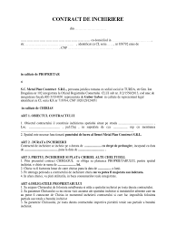 (2) la incetarea prezentului contract de inchiriere, locatorul va returna locatarului garantia constand in echivalentul in ron a sumei de _____ euro, la cursul bnr din ziua efectuarii platii. Contract De Inchiriere Spatiu Comercial Blank