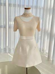 3color) 초커 스팽 니트탑-무이니크