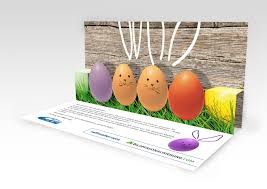 Ich wünsche dir frühlingshafte osterfeiertage. Kreative Oster Mailings Fur Geschaftliche Ostergrusse