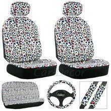 Leopard Color Spot Car Seat Cover Accessory For Girls Car Accessories For Girls Cute Car Accessories Car Accessories